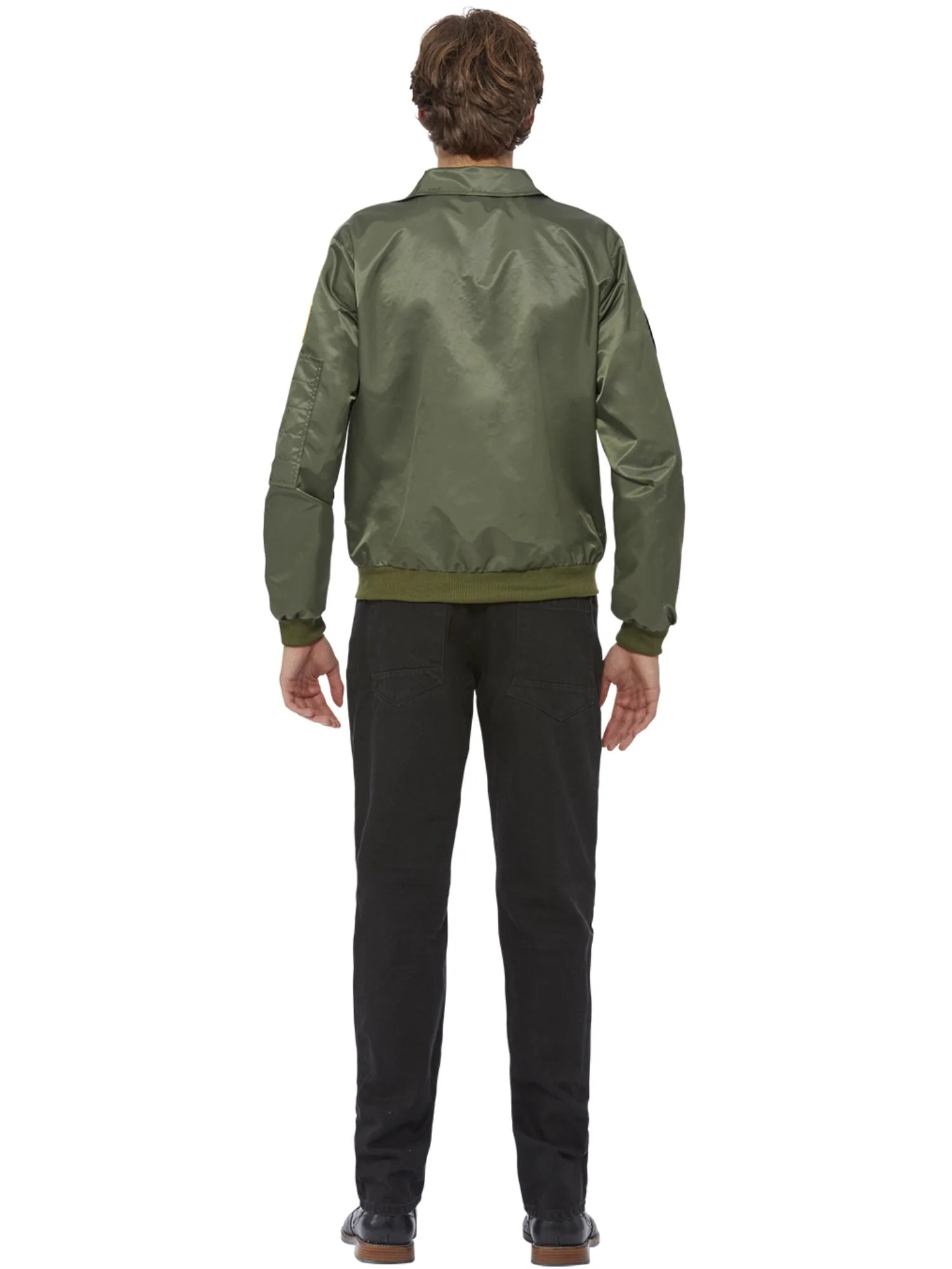 Top Gun Maverick Bomber Jacket, Green - Image 3